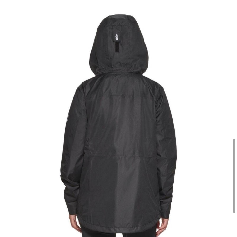 Bass Outdoor Women's Firebird Trail Rain Jacket Black Size